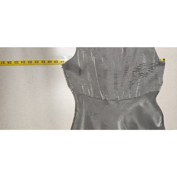 Davids Bridal Women 2 piece Event Dress Size 10 Gala MOB Formal Metallic  Mature - Picture 8 of 13